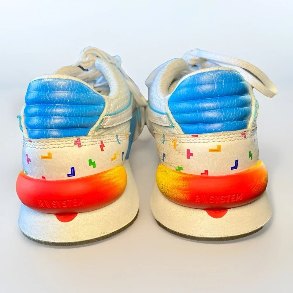 Puma Mens RS 9.8 Tetris 372490-01 White Multi Casual Shoes Sneakers Size 9‎ US